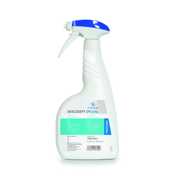 Dr. Schumacher DESCOSEPT SPEZIAL Flächendesinfektion ohne Alkohol 750 ml Schaumsprühflasche